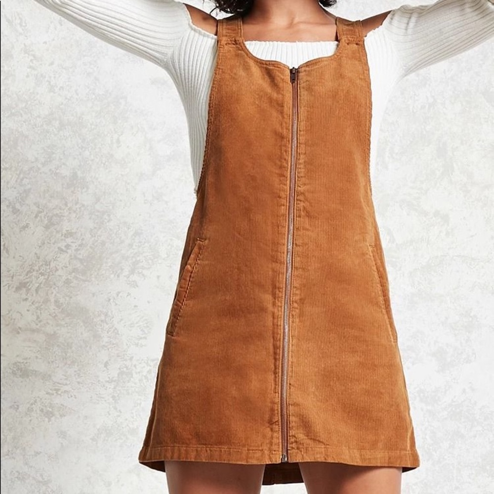 Corduroy Overall Dress